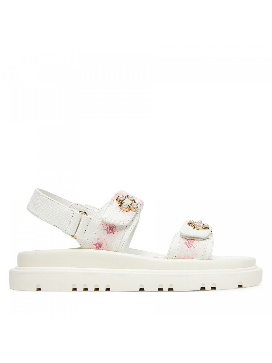 Sandály Aldo Gemima 13917676 Bílá